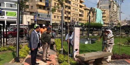 محافظ الدقهلية يتفقد التشطيبات النهائية بحديقة كوكب الشرق في المنصورة