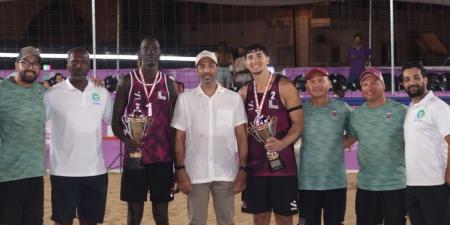 المنتخب القطري للكرة الطائرة الشاطئية يحرز الميدالية الفضية في بطولة غرب آسيا