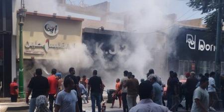 حريق داخل مطعم شهير بشارع طه حسين في المنيا