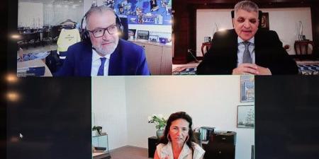 رئيس هيئة قناة السويس يجتمع مع نائب الرئيس التنفيذي بمجموعة "CMA CGM"