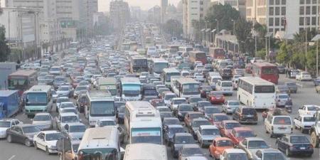 حالة المرور اليوم في القاهرة والجيزة والقليوبية، سيولة نسبية وكثافات متحركة