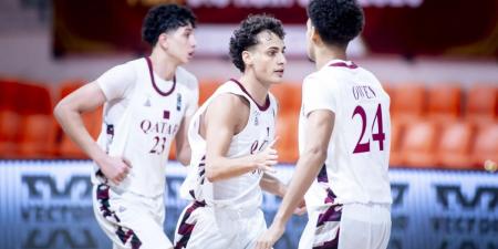 منتخب قطر يتأهل للدور الثاني في بطولة آسيا لكرة السلة للشباب