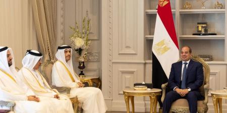 الرئيس المصري يستقبل رئيس مجلس الوزراء وزير الخارجية