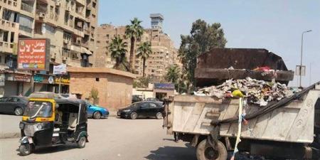 حملات نظافة عاجلة وضبط مخالفات البناء ومخازن فرز المخلفات بأبو النمرس والهرم وإمبابة