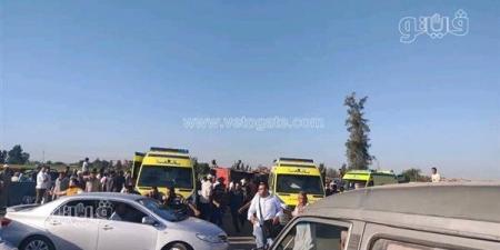 مصرع شخص وإصابة 20 في حادثي تصادم بالشرقية