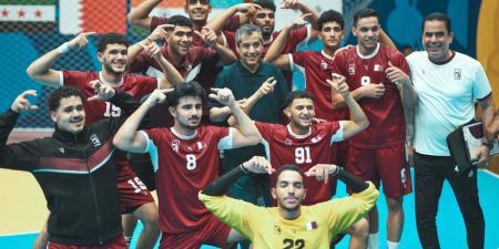 المنتخب القطري للناشئين لكرة اليد يفوز على نظيره الإيراني في البطولة الآسيوية