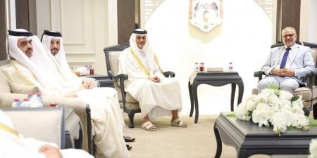سفير دولة قطر يجتمع مع لجنة الأخوة البرلمانية الأردنية - القطرية