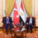 وزير الخارجية يلتقى نظيره التركي على هامش اجتماع الأطراف الإقليمية الأربعة بالقاهرة|صور