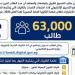 وزارة
      التعليم
      العالي:
      62
      ألف
      طالب
      يسجلون
      لأداء
      اختبارات
      القدرات
      وهذه
      خطوات
      الحجز
