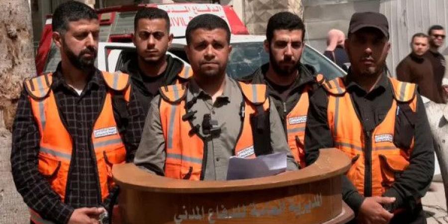 الدفاع المدني بغزة: إسرائيل ارتكبت جريمة حرب بإعدام طواقم الإغاثة في رفح