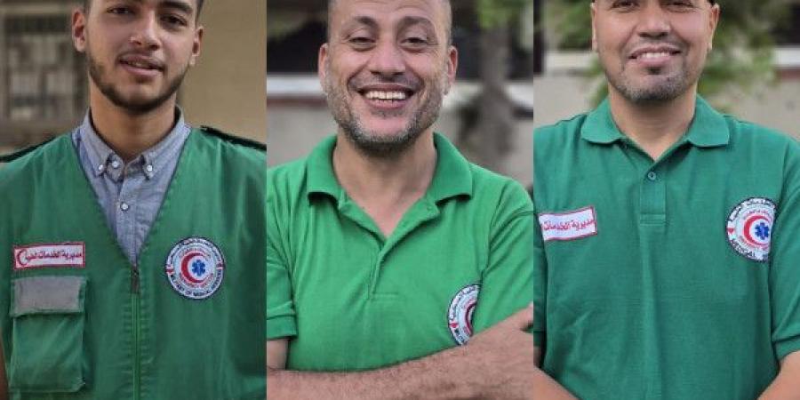 استشهاد ثلاثة مسعفين وصحفي بقصف إسرائيلي استهدفهم أثناء عملهم في مدينة غزة
