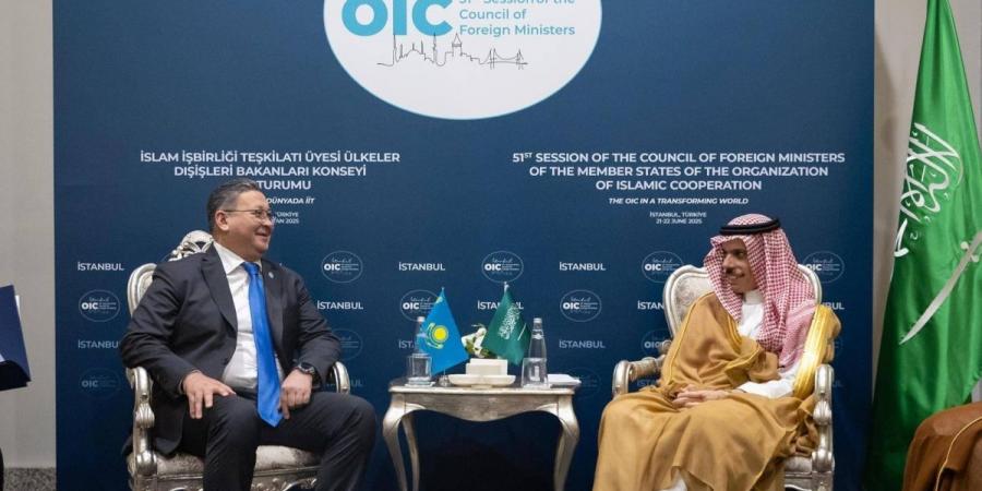 وزير الخارجية يلتقي وزير خارجية كازاخستان
