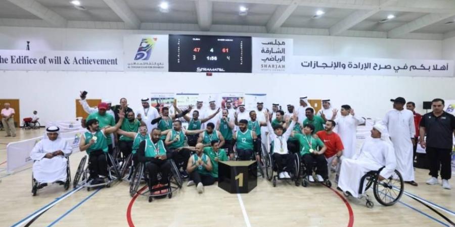 «خورفكان للمعاقين» بطل دوري سلة الكراسي المتحركة
