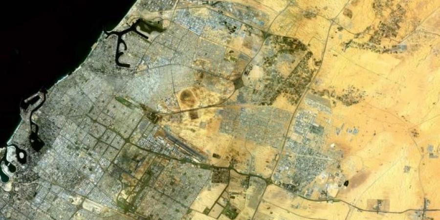 صور فضائية حديثة بدقة عالية للشارقة