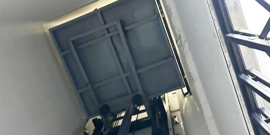 انزلاق مصعد أدى إلى إصابة عاملين كانا بداخله في منطقة صبحان 