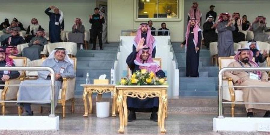 نائب أمير منطقة الجوف يحضر مباراة العروبة والجندل