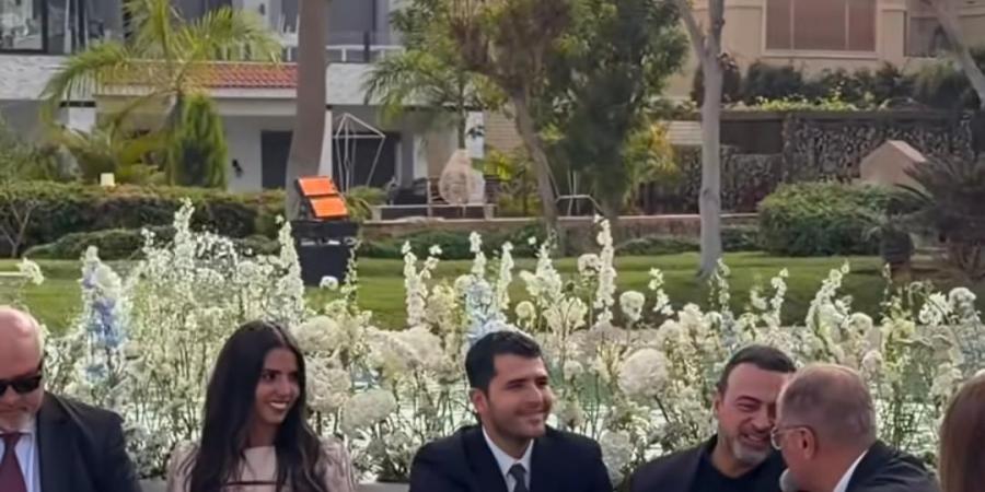 بحضور مصطفى حسني.. عقد قران ابنة المنتج محمد السعدي |صور