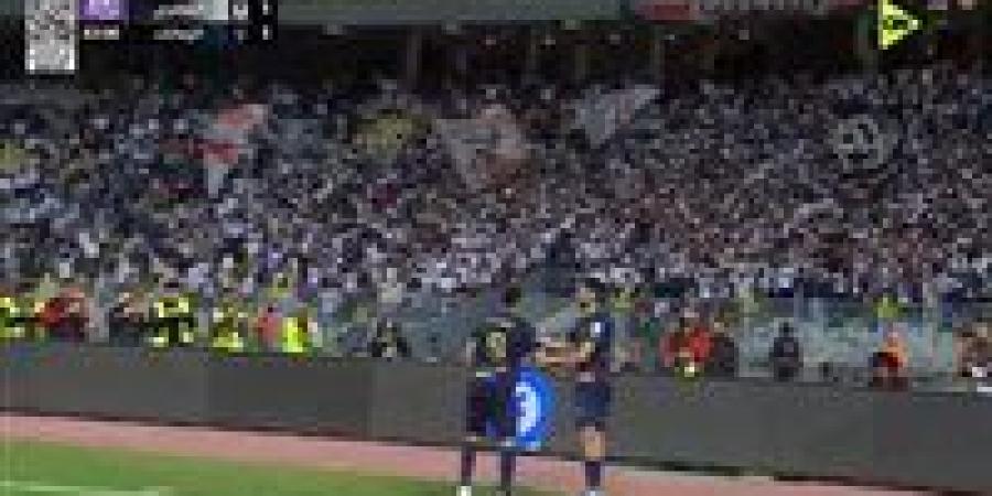 المصري ضد الزمالك.. ناصر منسي يسجل الهدف الثاني لـ الزمالك في مرمى المصري البورسعيدي بالدوري المصري الممتاز