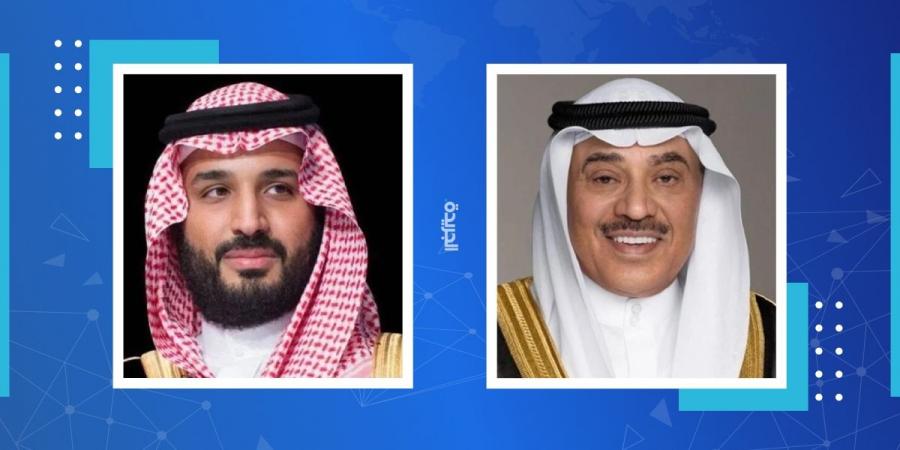 سمو ولي العهد يبحث هاتفياً وولي العهد السعودي مستجدات المنطقة ووقف النار بين أميركا وإيران