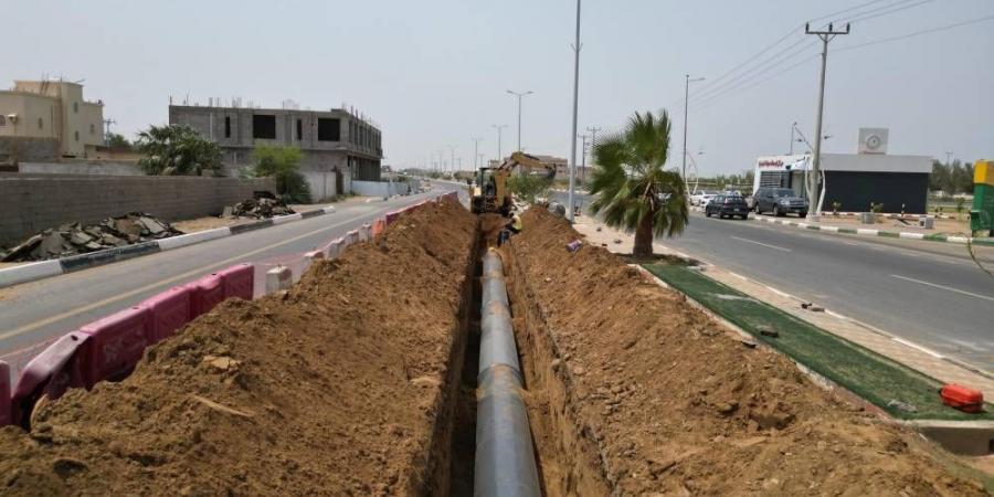 2.237.5 متر شبكة تصريف مياه أمطار في المضايا بتكلفة تجاوزت 2.8 مليون ريال
