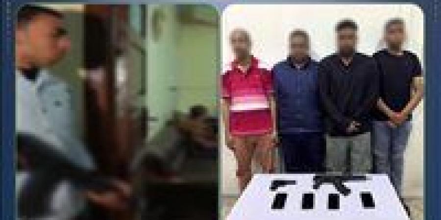 مشهد
      تمثيلي..
      ضبط
      صناع
      محتوى
      جسدوا
      دور
      ضباط
      بسلاح
      ناري
      في
      الأقصر