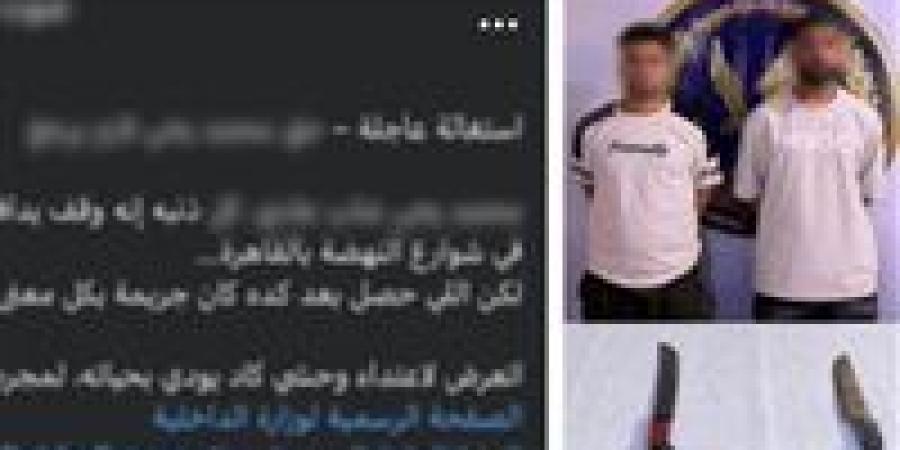 ضبط شقيقين عاكسا فتاة وتعديا على شقيقها بأسلحة بيضاء في السلام