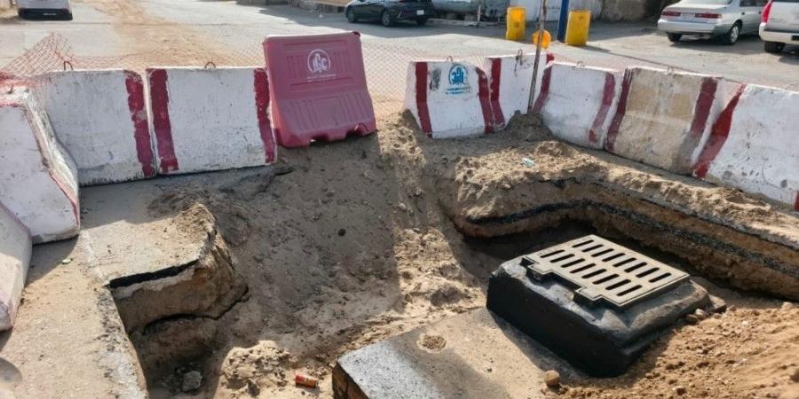 74 منهولا لتصريف مياه الأمطار بالشقيق