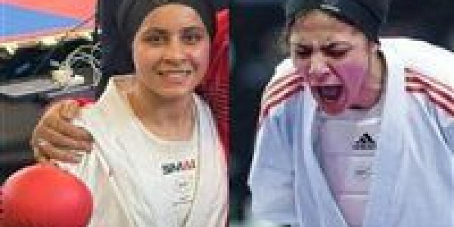 فضية
      منة
      الهواري
      وبرونزية
      آلاء
      أيمن
      بالدوري
      العالمي
      للكاراتيه