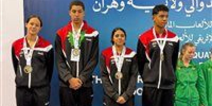 منتخب
      مصر
      للسباحة
      يحصد
      25
      ميدالية
      في
      بطولة
      إفريقيا
      وهران
      2026