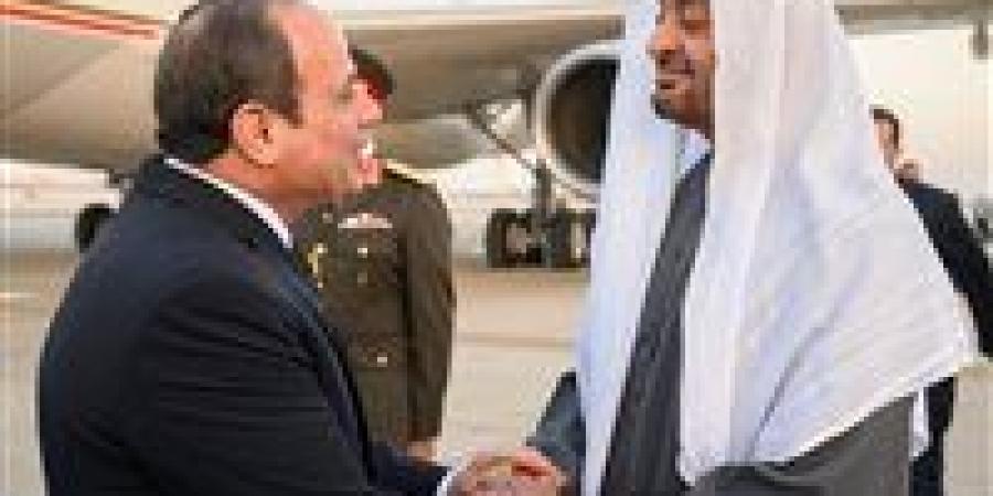 مستقبل
      وطن:
      مصر
      والإمارات
      ستظلان
      نموذجًا
      يحتذى
      به
      في
      التضامن
      العربي
      الصادق
      والبناء