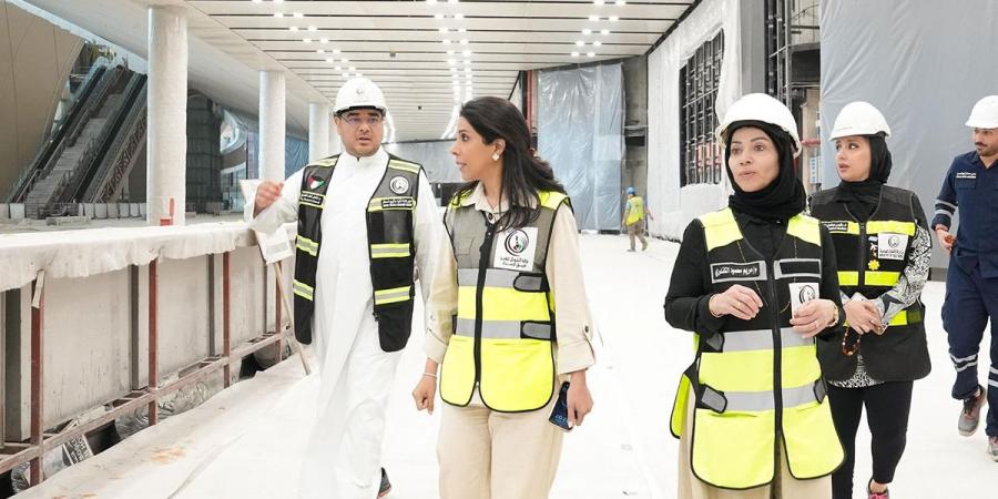 المشعان تتفقد مشروع مبنى الركاب الجديد «T2» في مطار الكويت الدولي