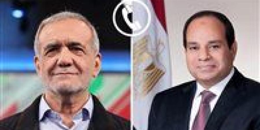 الرئيس
      السيسي
      يتلقى
      اتصالاً
      هاتفياً
      من
      رئيس
      إيران
      مسعود
      بزشكيان