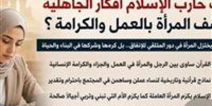 "
      ليست
      مجرد
      مشروع
      إعالة"..
      كيف
      كرم
      الإسلام
      المرأة
      العاملة؟