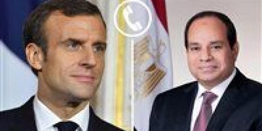 الرئيس السيسي يتلقى اتصالًا هاتفيًا من نظيره الفرنسي.. تفاصيل