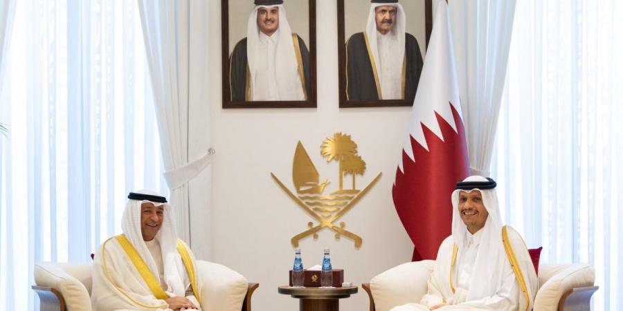  رئيس مجلس الوزراء وزير الخارجية يستقبل الأمين العام لمجلس التعاون الخليجي