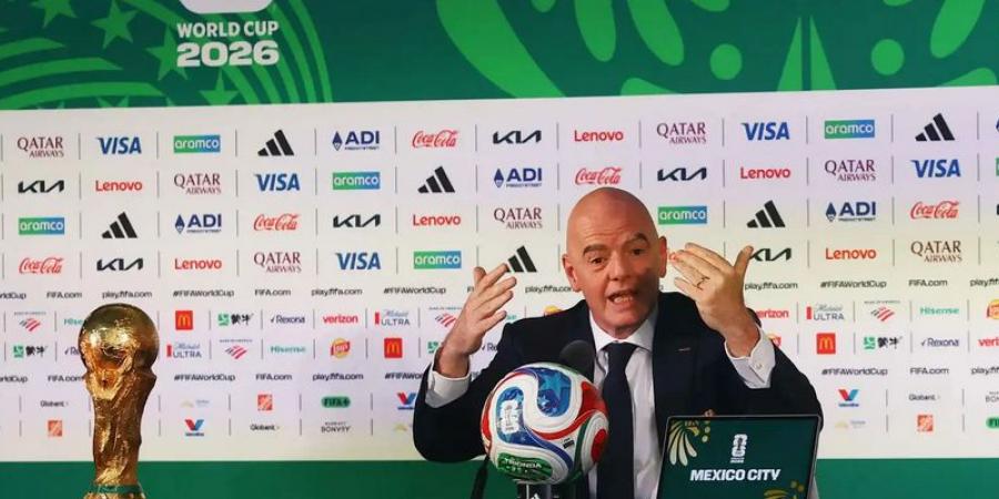 جياني
      إنفانتينو
      يعلق
      على
      أزمة
      عمر
      أرتان:
      حاولنا
      دون
      جدوى
      ولا
      نتدخل
      في
      قرارات
      الدول..
      وكأس
      العالم
      2026
      سيحطم
      كل
      الأرقام
      القياسية