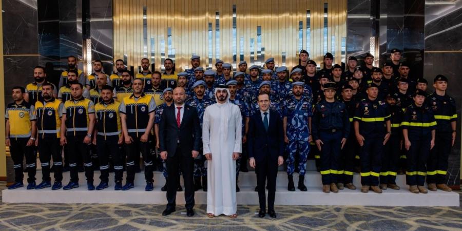  وزير الداخلية يستقبل وزير الطوارئ وإدارة الكوارث السوري