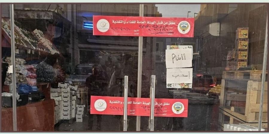 ضبط 608 كيلوغرامات من الخضروات والفواكه الفاسدة في الشويخ الصناعية