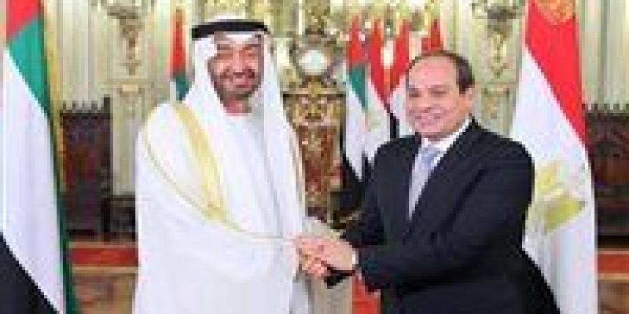 الرئيس السيسي يستقبل الشيخ محمد بن زايد اليوم لبحث الملفات المشتركة