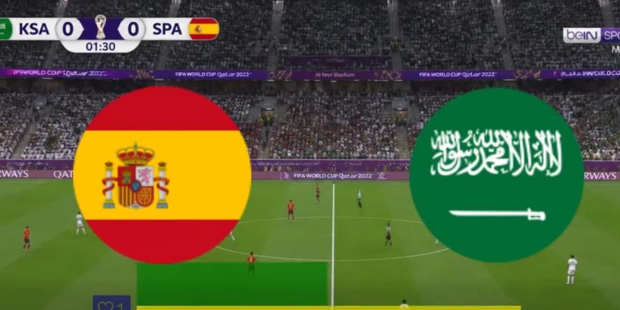 إسبانيا
      ضد
      السعودية..
      انطلاق
      مباراة
      إسبانيا
      ضد
      السعودية
      في
      كأس
      العالم
      2026