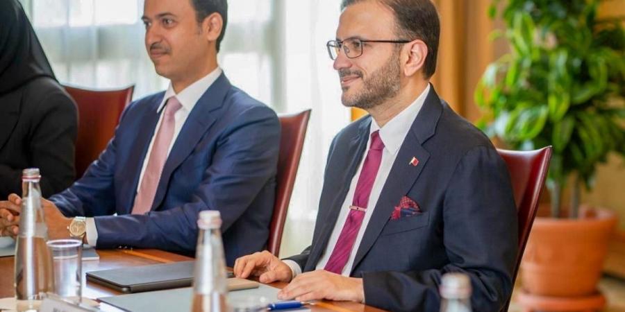 د. ماجد الأنصاري يجتمع مع الأمين العام لوزارة الخارجية والتعاون الدولي الإيطالي