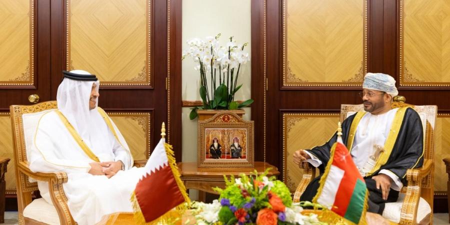 رئيس مجلس الوزراء وزير الخارجية يجتمع مع وزير الخارجية العماني