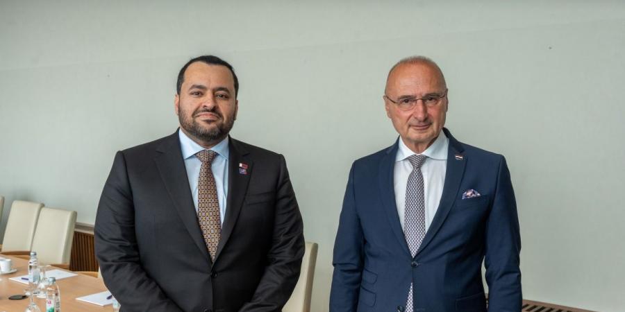 وزير الدولة بوزارة الخارجية يجتمع مع وزير الشؤون الخارجية والأوروبية الكرواتي