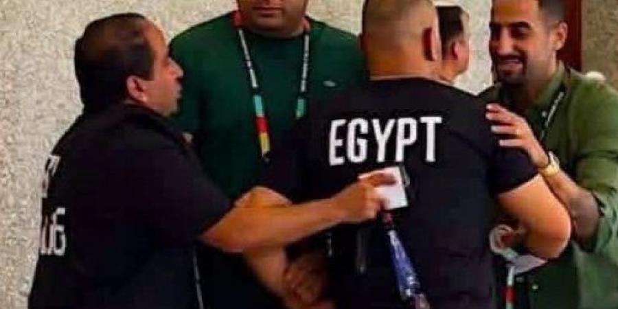 بسبب صورة.. شاهد| مشاجرة في فندق منتخب مصر بين إبراهيم حسن والأمن الأمريكي