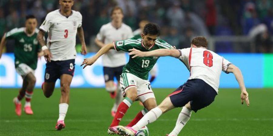 دور الـ16 في كأس العالم، نتيجة مباراة المكسيك وإنجلترا بعد مرور 20 دقيقة