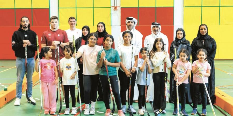 لجنة الرياضات الشتوية تشارك في المخيم الصيفي بمؤسسة قطر