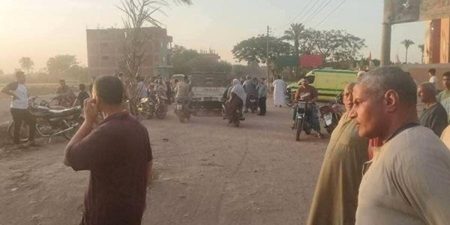 مصرع شخص في تصادم ميكروباص وتروسيكل بالمنيا