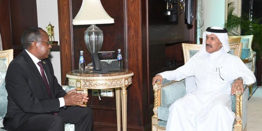 الأمين العام لوزارة الخارجية يودع سفير إثيوبيا