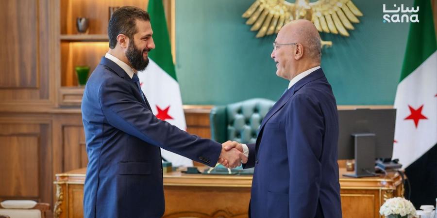  الرئيس السوري يبحث مع مسؤول أممي العودة الطوعية والآمنة للاجئين