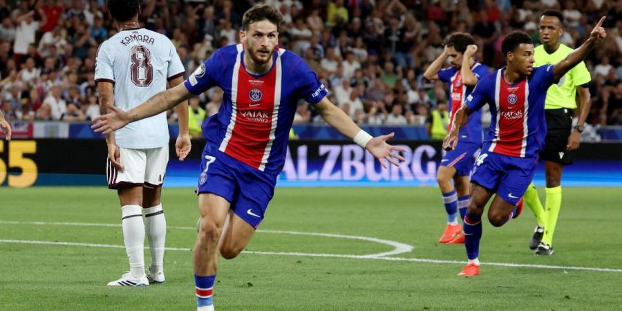 للمرة الثانية في تاريخه.. باريس سان جيرمان بطلا لكأس السوبر الأوروبي